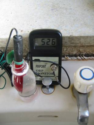 美瑛駅の共同トイレの水道水のORP