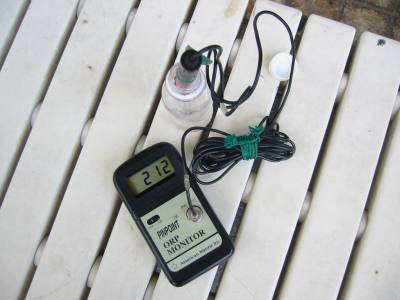 豊科ドライブインの水道水のORP