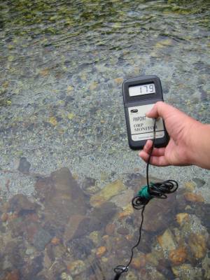 梓川の水のORPを計測してみました